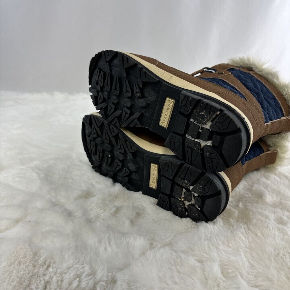 Bearpaw Women's Marina Blue Hickory Waterproof Snow Boots 2150W Size 6 - Picture 8 of 9